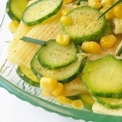 Pasta with Corn and Zucchini