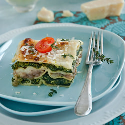 Spinach & Caramelized Onion Lasagna