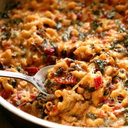 Swiss Chard & Sun-Dried Tomato Mac