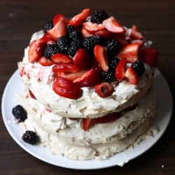 Triple Layer Brown Sugar Pavlova