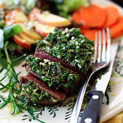 Seared Filet with Mixed-Herbs