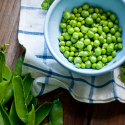 Fresh Peas and Mint Spaghetti