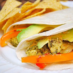 Cilantro Lime Chicken Tacos