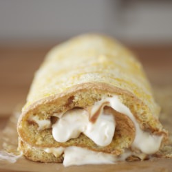 Dulce de Leche & Banana Roly Poly