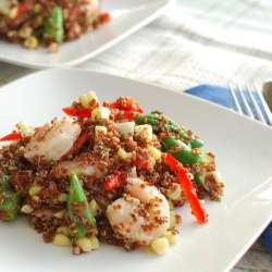 Quinoa Salad with Shrimp