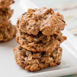 Vegan Oatmeal Choco Banana Cookies