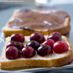 Choco-cherry Panini