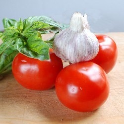 Gnudi and Tomato-Basil-Garlic Sauce