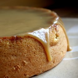 Apple Sponge with Demerara Caramel