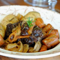 Slow Cooker Lamb Shanks