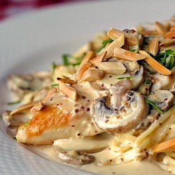 Dijon Chicken Linguine