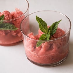 Strawberry & Limoncello Sorbet