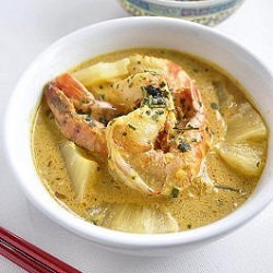 Thai Yellow Curry with Shrimps