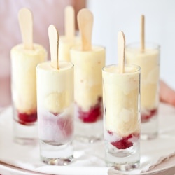 Raspberries Popsicles