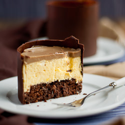 Mango Espresso Chocolate Cake