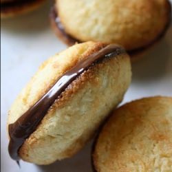 Chocolate Filled Coconut Macaroons