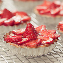 Rhubarb Strawberry Tart