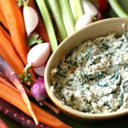 Warm Spinach & White Bean Dip