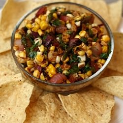Grilled Corn Salsa