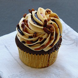 Chocolate Turtle Cupcake