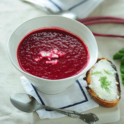 Beetroot and Pear Soup