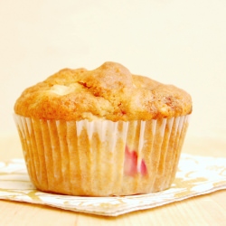Ginger Rhubarb Muffins