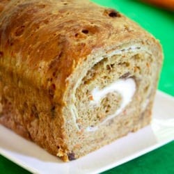 Yeasted Carrot Cake Bread