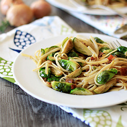Linguine with Brussels Sprouts