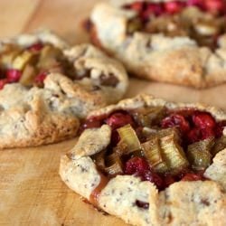 Cherry Rhubarb Galette
