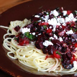 Pasta with Spring Beets