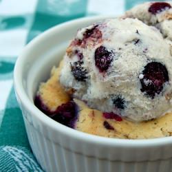 Blueberry Crisp Ice Cream