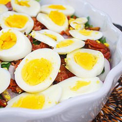 Spinach Salad with Bacon Dressing