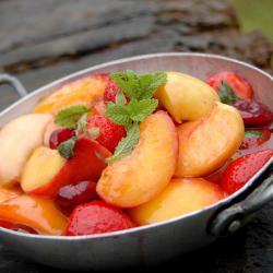Pan Sauteed Summer Fruits