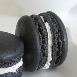 Black Sesame Macaron