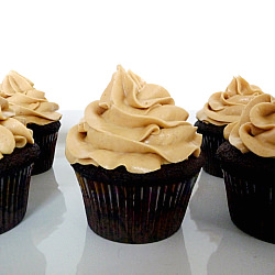 Chocolate Cupcakes w/PB Frosting