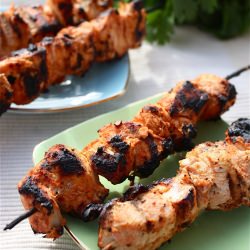 Yogurt Marinated Chicken Kabobs