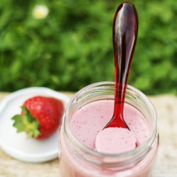 Agar Agar Strawberry Pudding