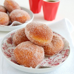 Milk Chocolate-Filled Cinnamon Donut