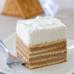 No Bake Butter Biscuits Cake