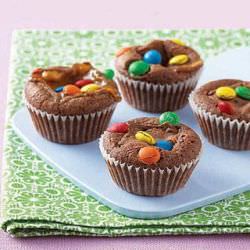 Candy Bar Chocolate Muffins