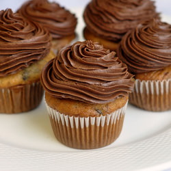 Double Chocolate Banana Cupcakes