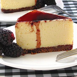 Cheesecake w/ Blackberry Balsamic