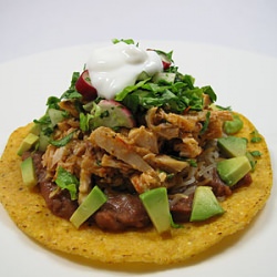 Chicken Tostadas