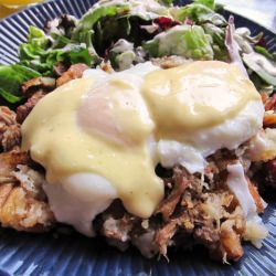Duck Hash and Eggs for Brunch