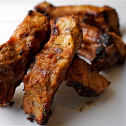 Pork Ribs with Orange Glaze