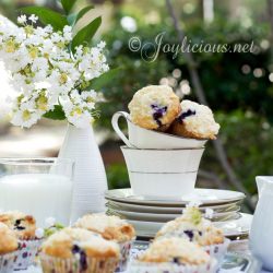 Blueberry Muffins with Streusel