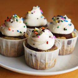 Banana Split Cupcakes