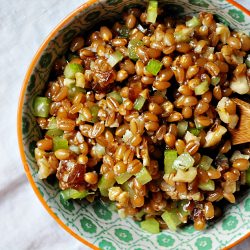 Wheat Berry, Walnut & Date Salad