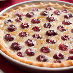 Cherries Tart w/Semolina Cream