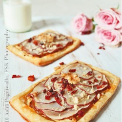 Potato,Onion & Goat cheese Tarts